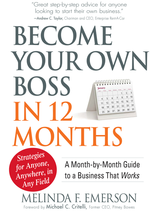 Title details for Become Your Own Boss in 12 Months by Melinda F. Emerson - Available